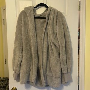Light Grey Teddy Jacket
